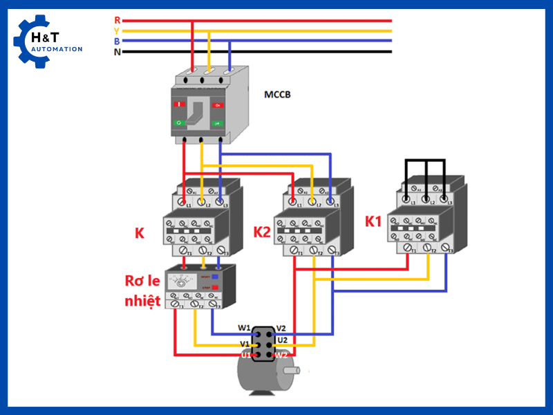 Mạch động lực của phương pháp khởi động sao-tam giác