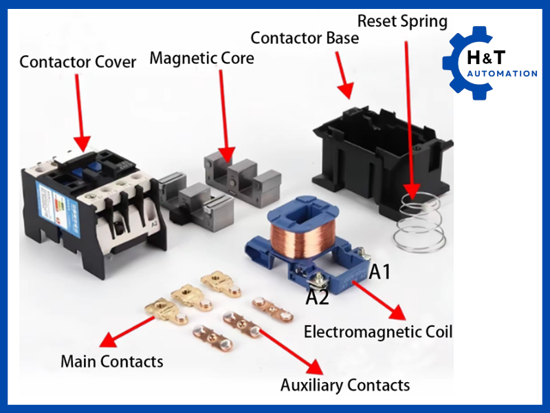 Cấu tạo của Contactor