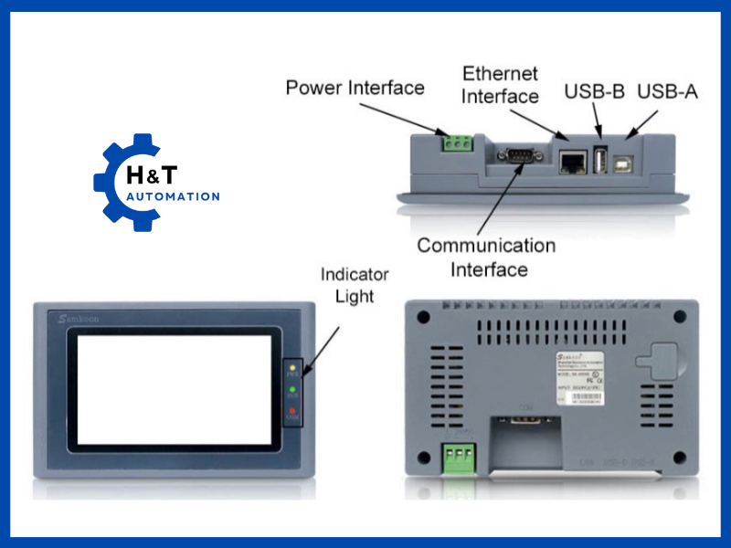 Các cổng COM Port của HMI