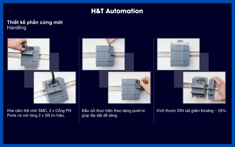 Thiết kế phần cứng mới trên PLC S7 1200 G2