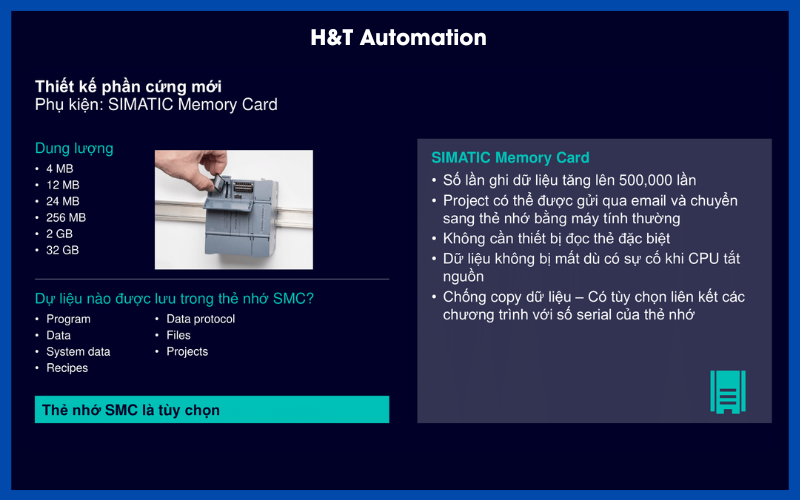 Thiết kế phần cứng mới trên PLC S7 1200 G2